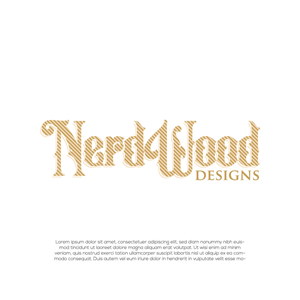 Logo Design by LogoEon for Nerd Wood Designs | Design: #33217994