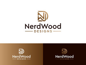 Logo-Design von 439 Creations für Nerd Wood Designs | Design: #33217767