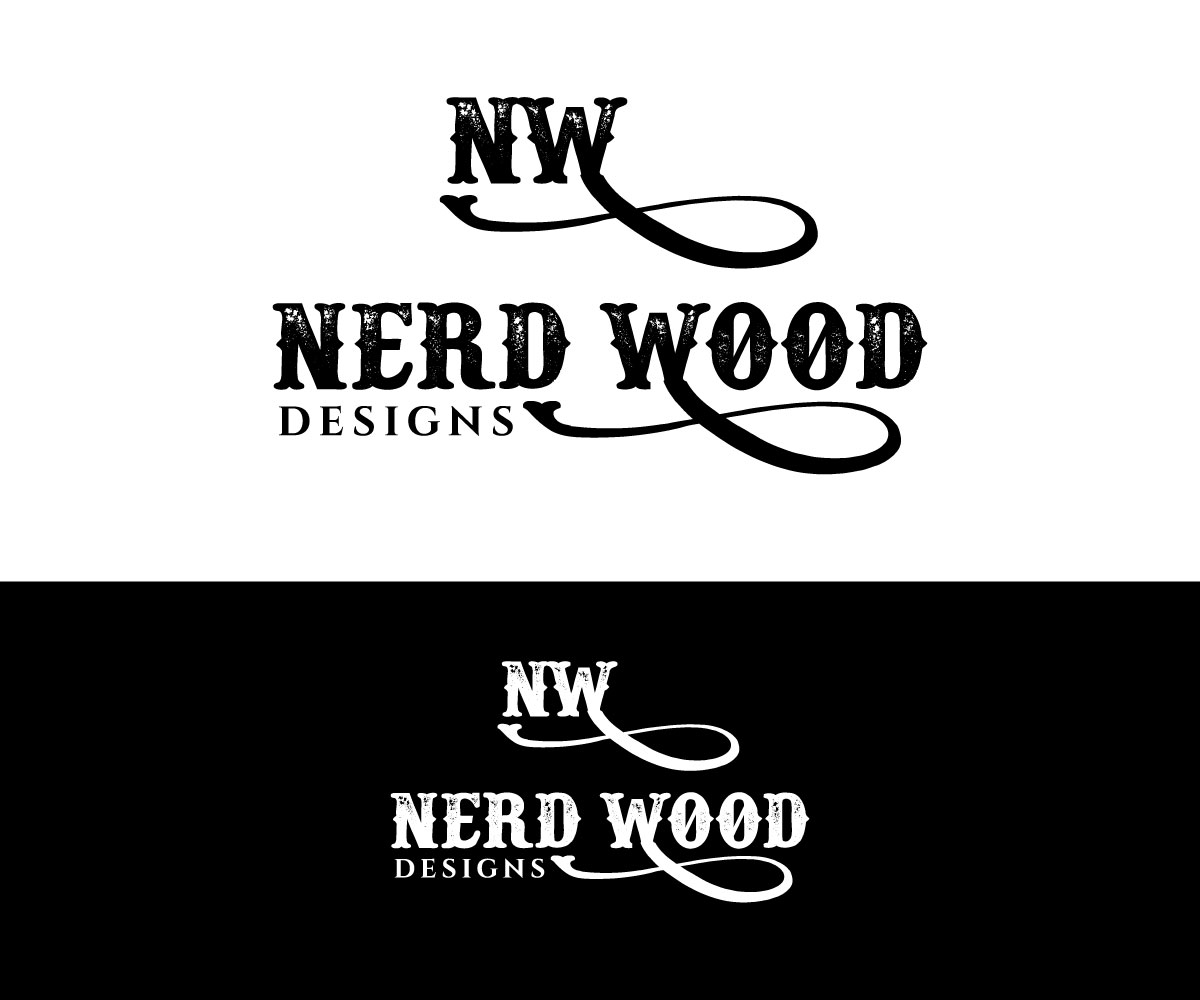 Logo-Design von Kavth für Nerd Wood Designs | Design #33244796