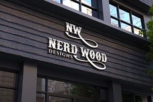Logo-Design von Kavth für Nerd Wood Designs | Design: #33248160