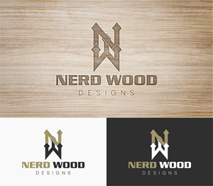 Logo Design by erikdesign for Nerd Wood Designs | Design #33237105