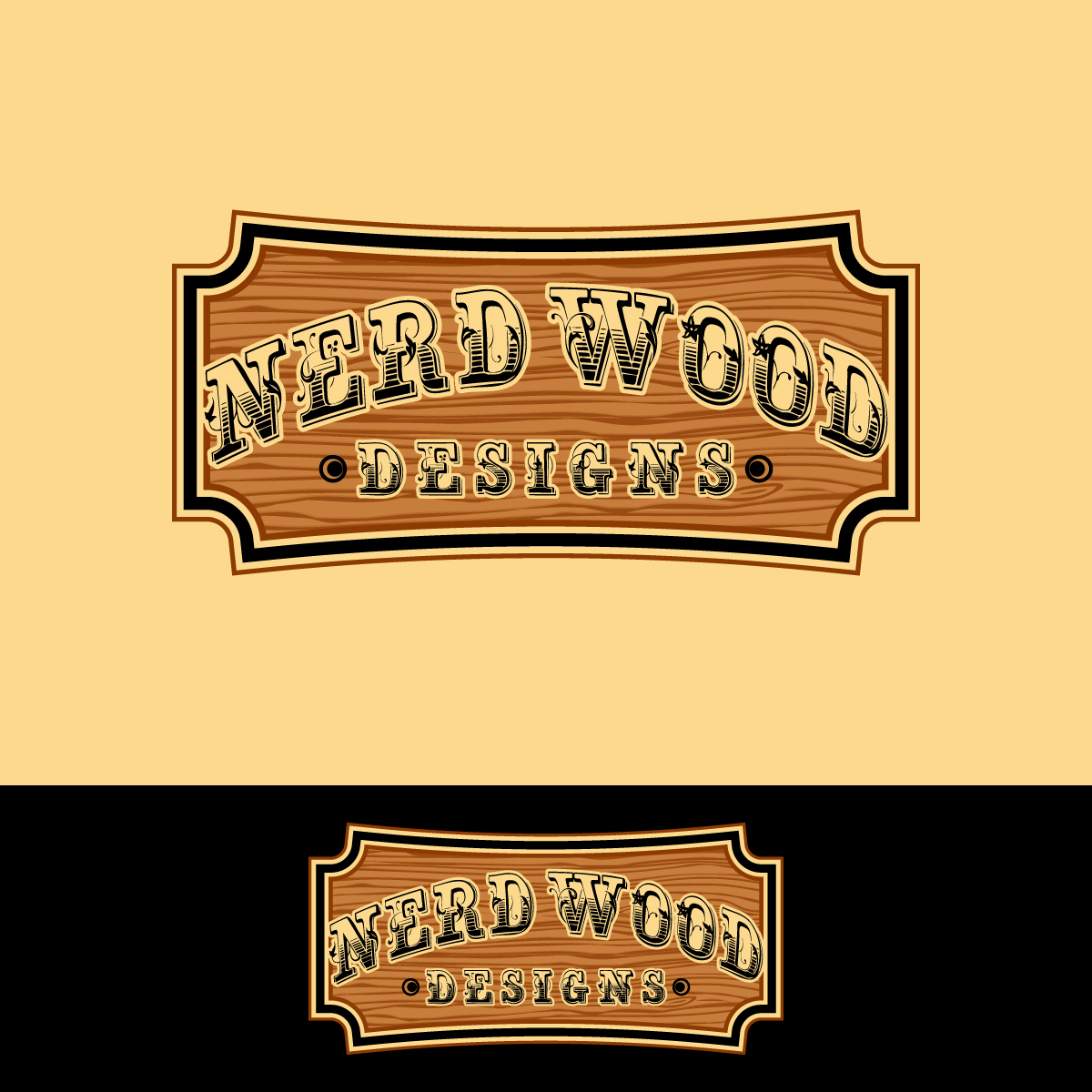 Logo Design by Suvendu.S for Nerd Wood Designs | Design #33248044