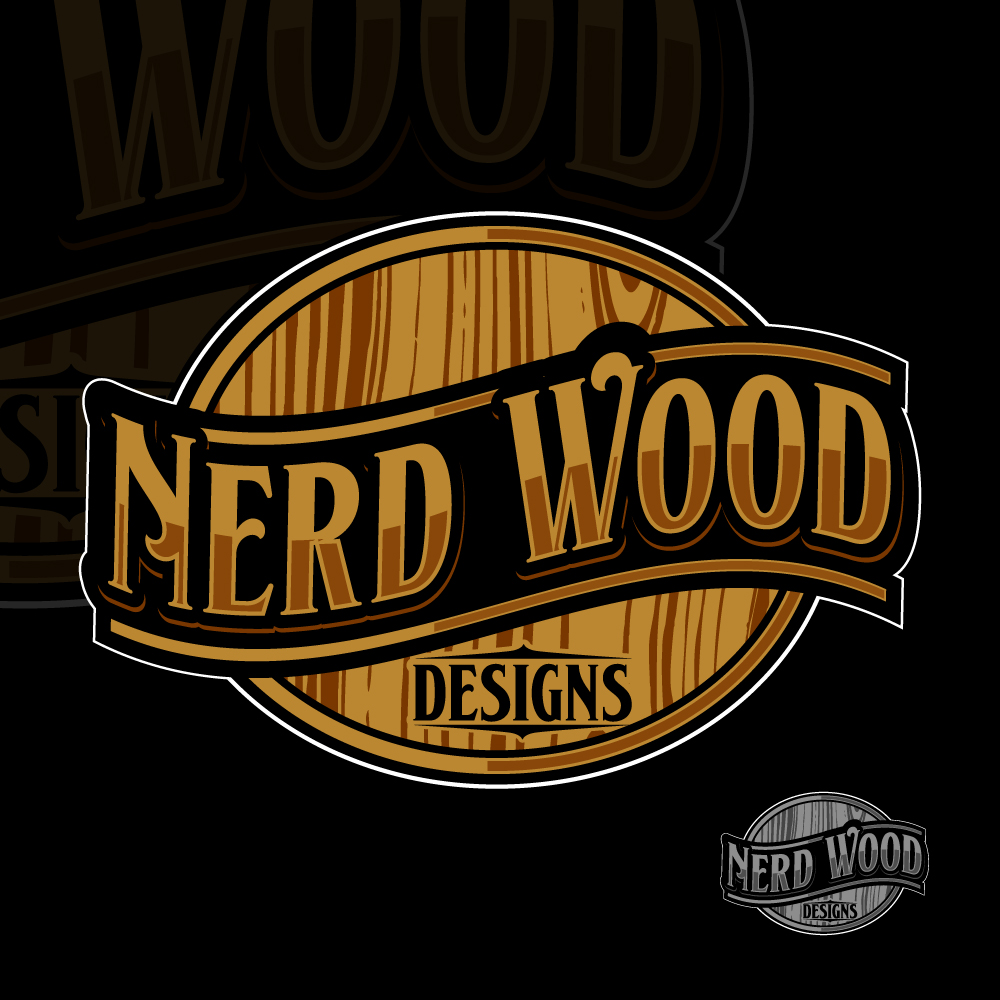 Logo-Design von Suvendu.S für Nerd Wood Designs | Design #33248827