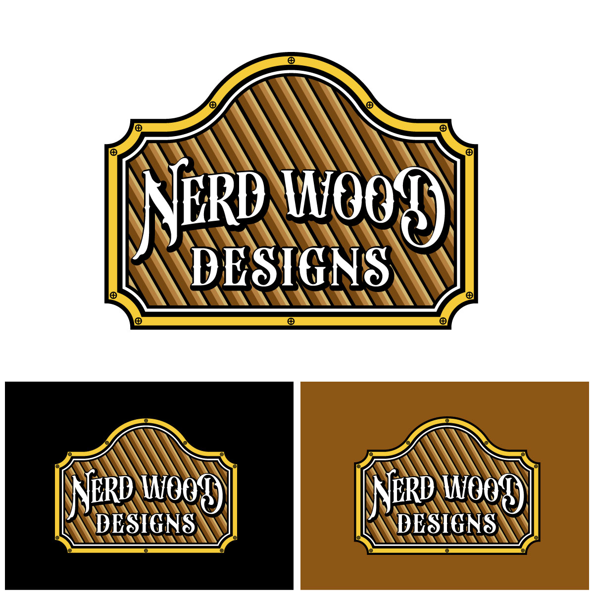 Logo Design by Suvendu.S for Nerd Wood Designs | Design #33249529