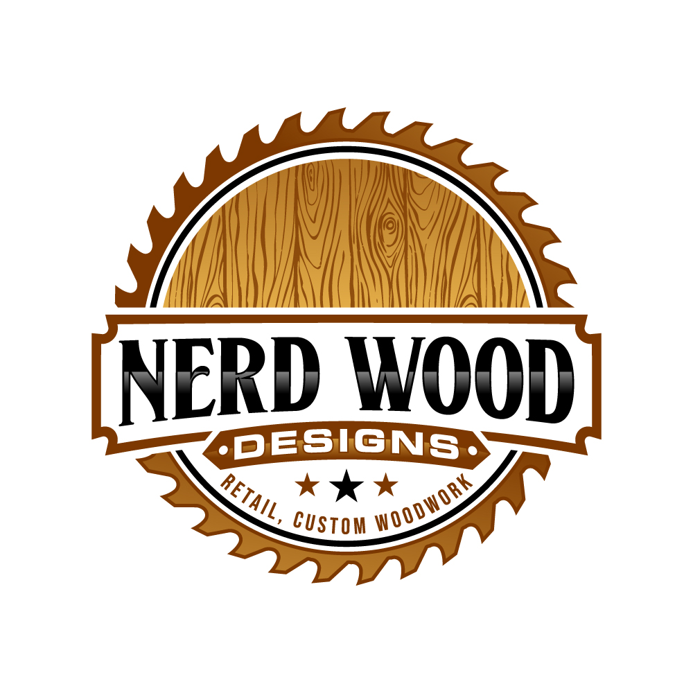 Logo Design by Suvendu.S for Nerd Wood Designs | Design #33249869