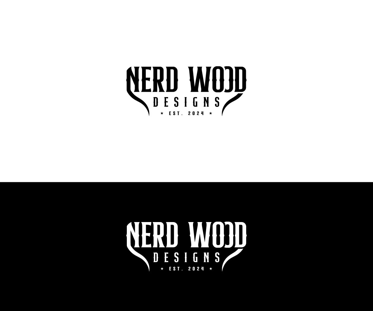 Logo Design by BE STRONG for Nerd Wood Designs | Design #33228037