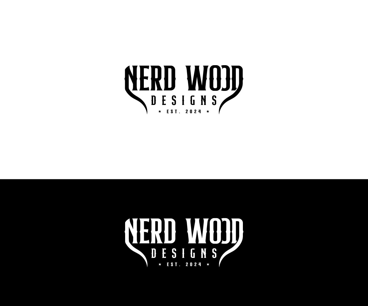 Logo Design by BE STRONG for Nerd Wood Designs | Design #33228038
