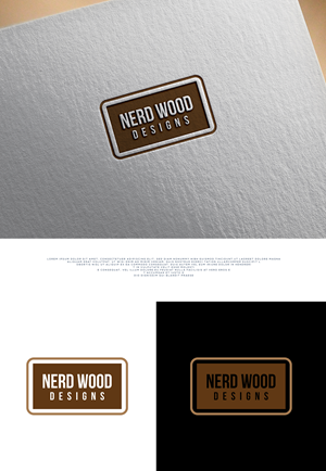 Logo Design by uzzal100 for Nerd Wood Designs | Design #33224152