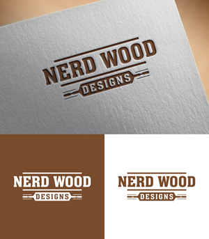 Logo-Design von Ahnaf Labib für Nerd Wood Designs | Design: #33215413