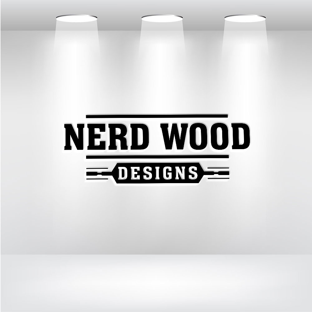Logo Design by Ahnaf Labib for Nerd Wood Designs | Design #33215414