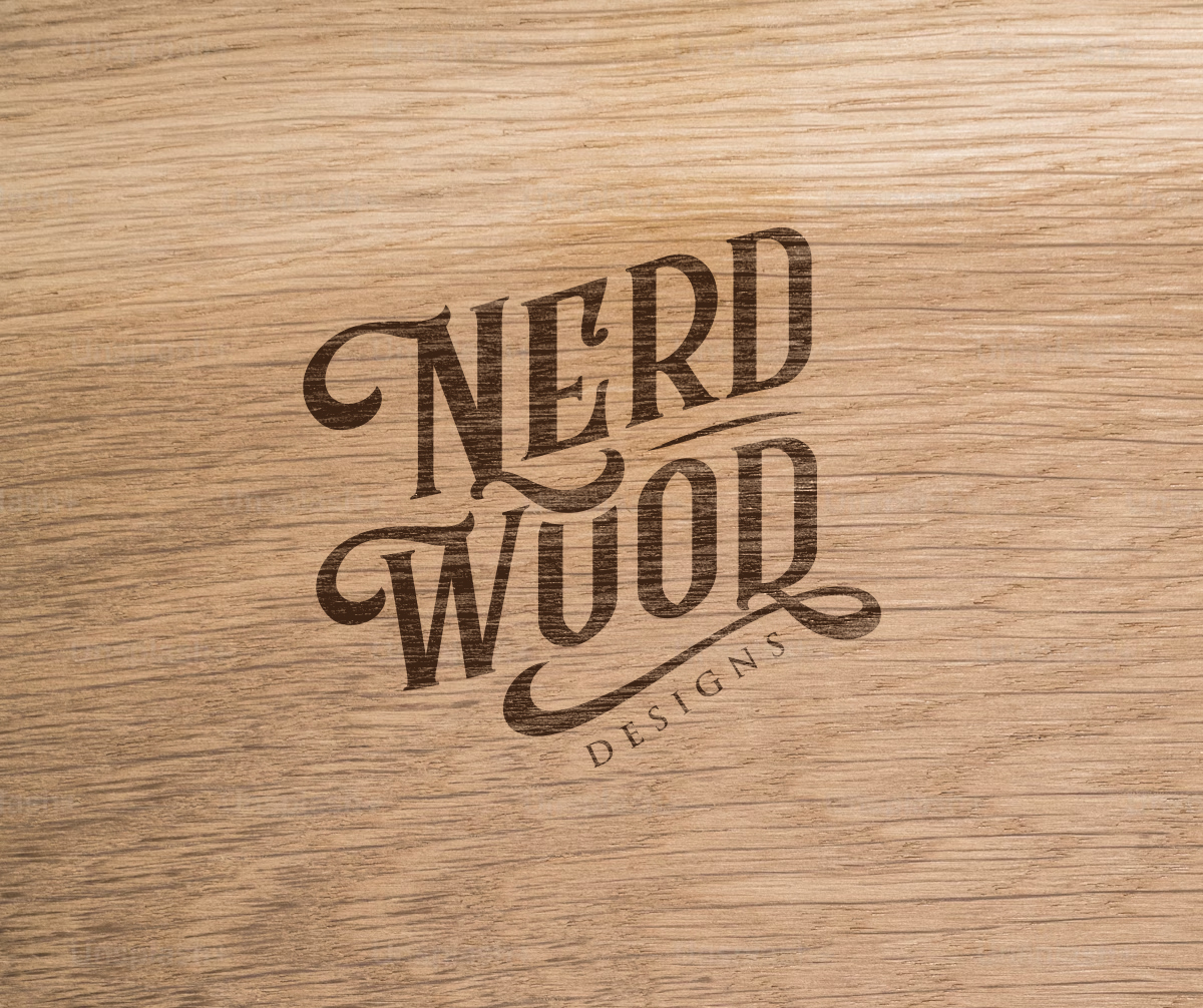 Logo Design by apik. for Nerd Wood Designs | Design #33215593