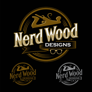 Logo-Design von John Mark Arts für Nerd Wood Designs | Design: #33217021