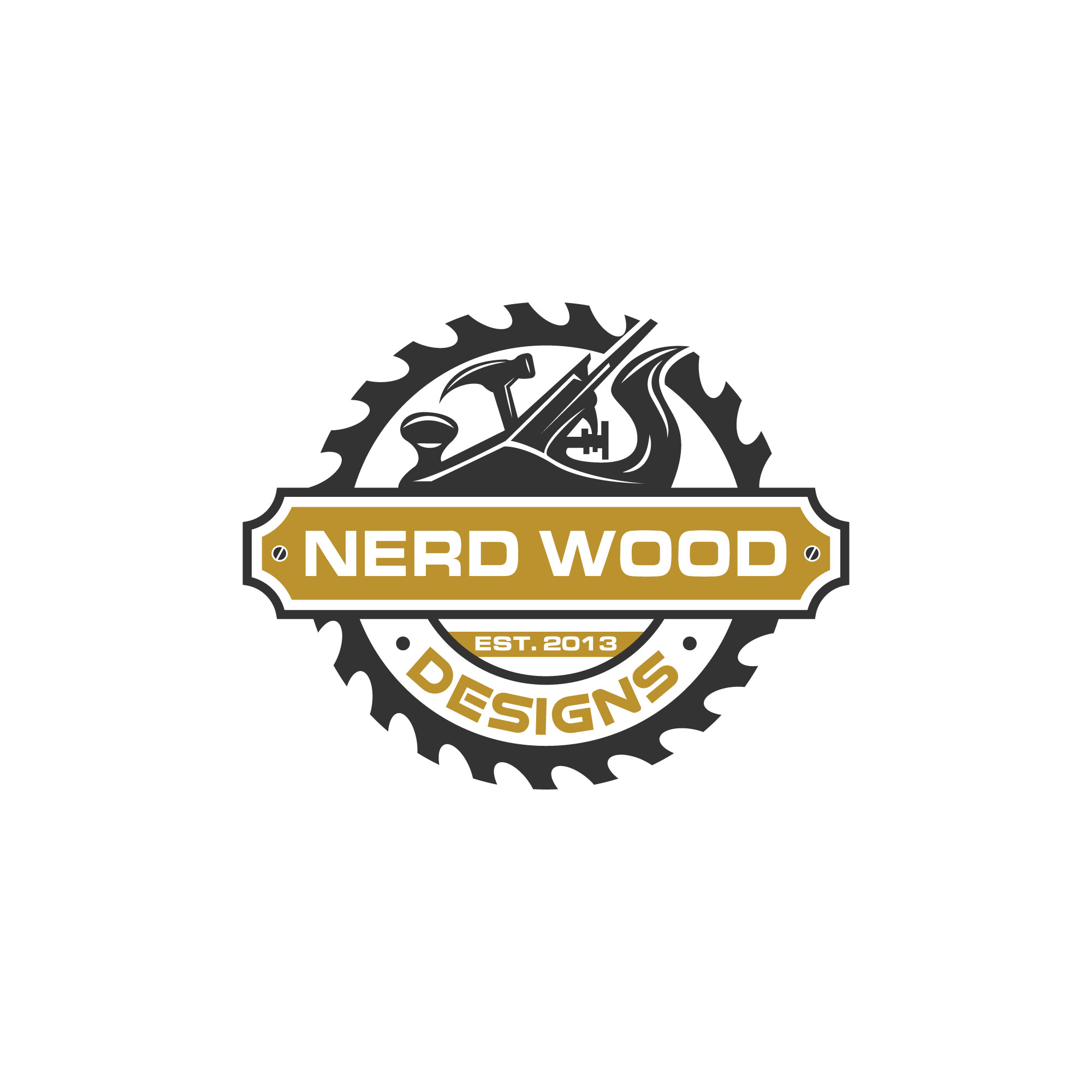 Logo-Design von Pilot_DesignR™ für Nerd Wood Designs | Design #33220727