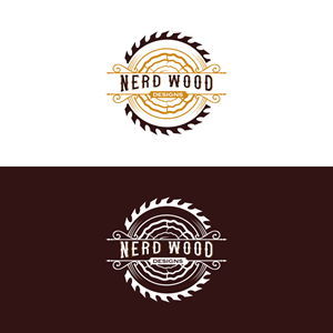Logo-Design von pi2lungan für Nerd Wood Designs | Design: #33219313
