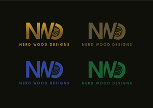 Logo-Design von Aadriti für Nerd Wood Designs | Design: #33235287