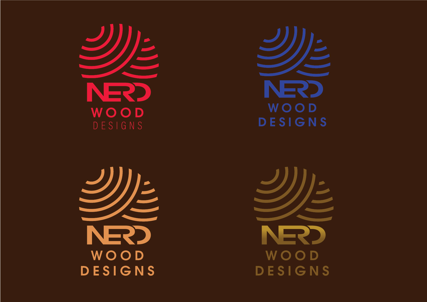 Logo Design by Aadriti for Nerd Wood Designs | Design #33235290