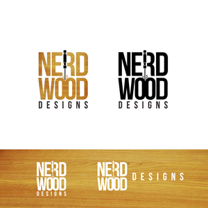 Logo Design by Arham Hidayat for Nerd Wood Designs | Design #33237055
