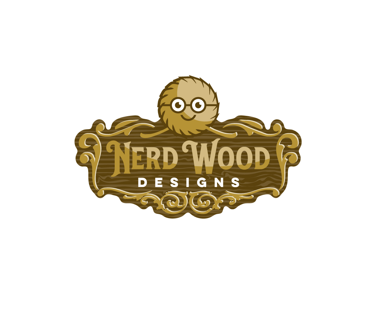 Logo-Design von Buck Tornado für Nerd Wood Designs | Design #33226283