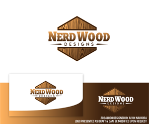 Logo-Design von alvinnavarra für Nerd Wood Designs | Design: #33221223