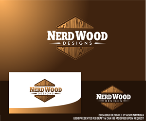 Logo-Design von alvinnavarra für Nerd Wood Designs | Design: #33221224