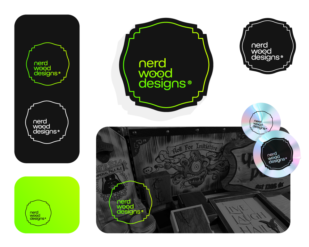 Logo Design by JTdsign for Nerd Wood Designs | Design #33217365