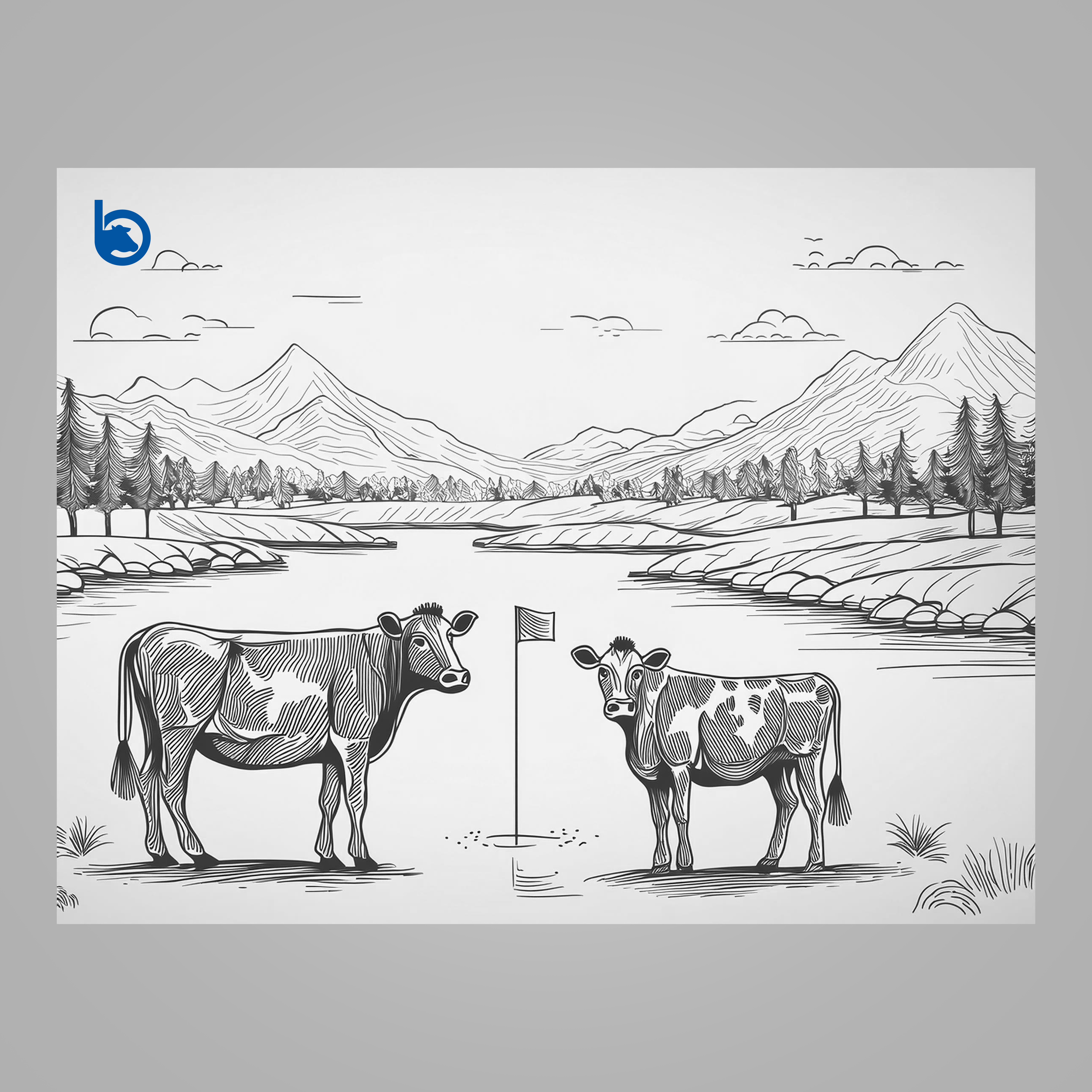Illustration Design by Designers Hub for Braid Golf, LLC | Design #33260502