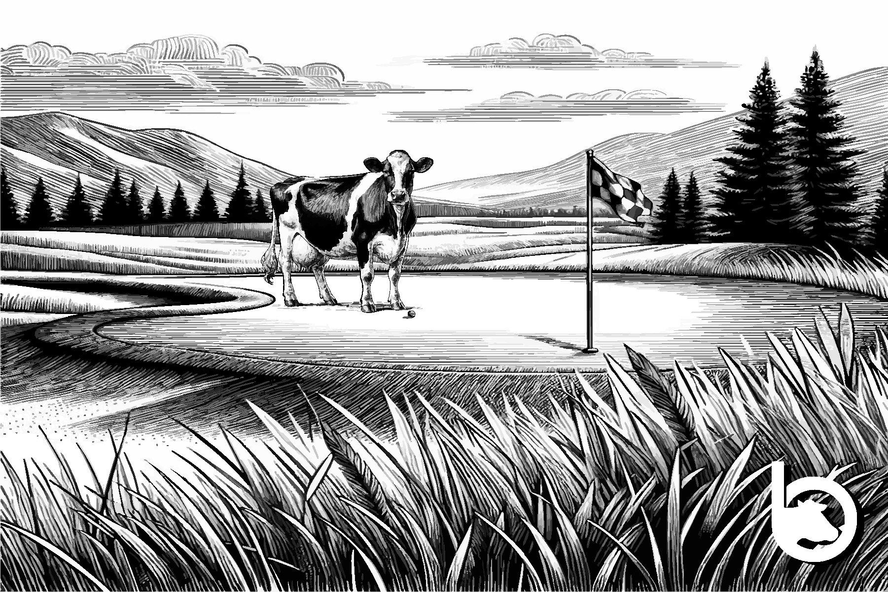 Illustration Design by Kucriet for Braid Golf, LLC | Design #33265997