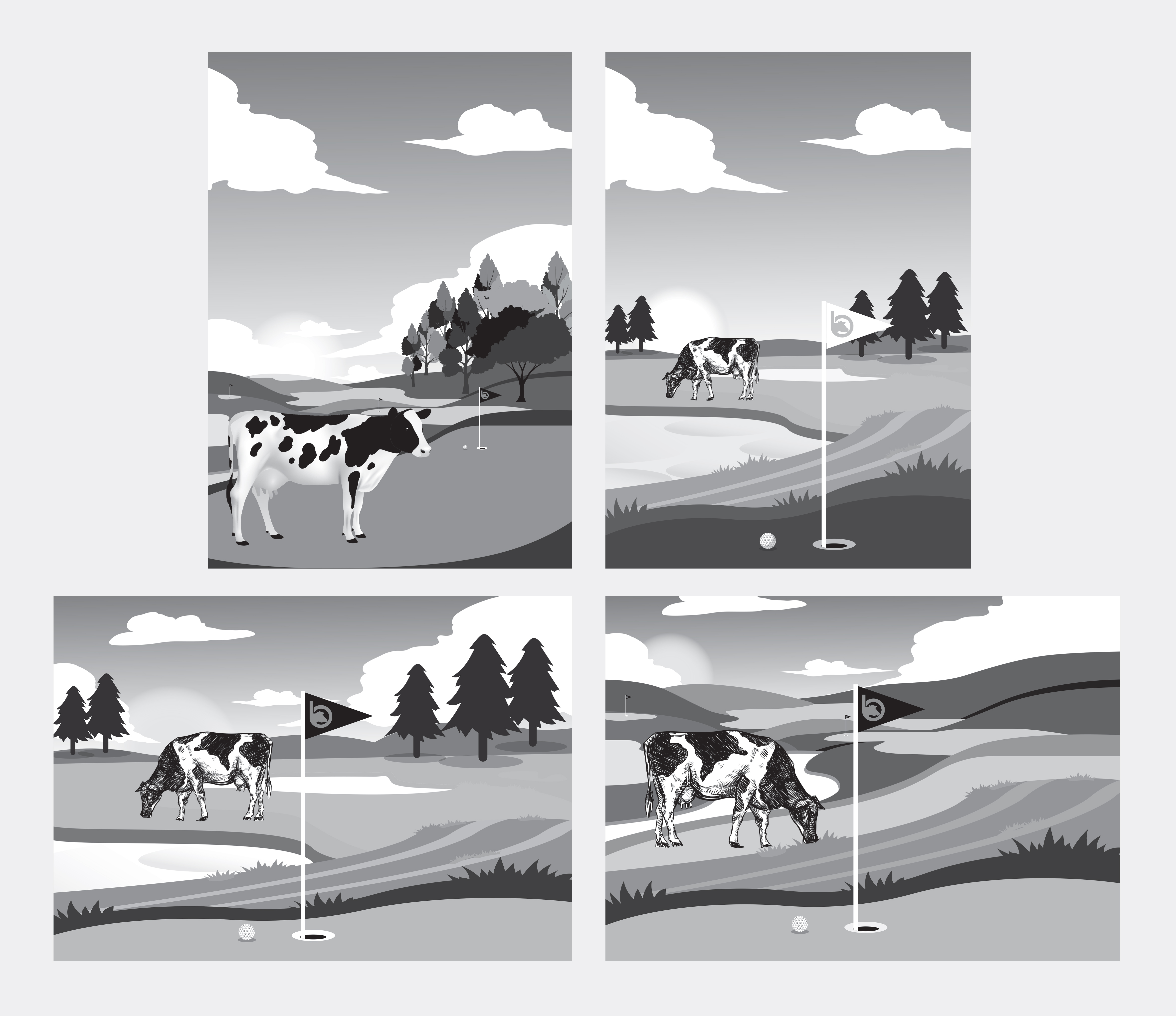 Illustration Design by Creative D2024 for Braid Golf, LLC | Design #33230162