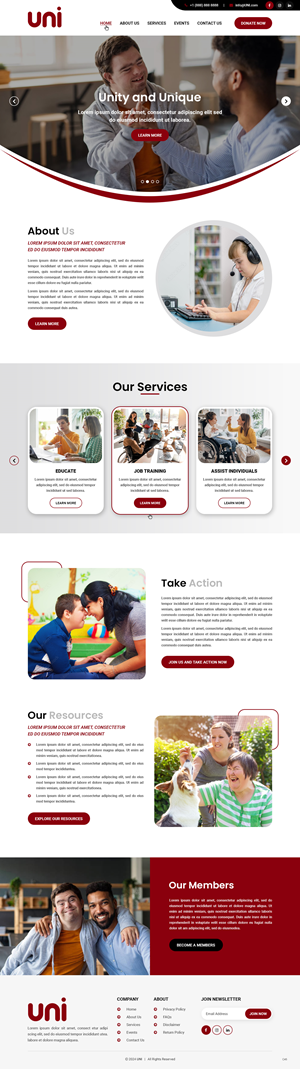 Web Design by pb for ONEELEVEN | Design: #33225016