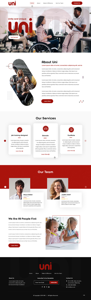 Web Design by pb for ONEELEVEN | Design: #33225022