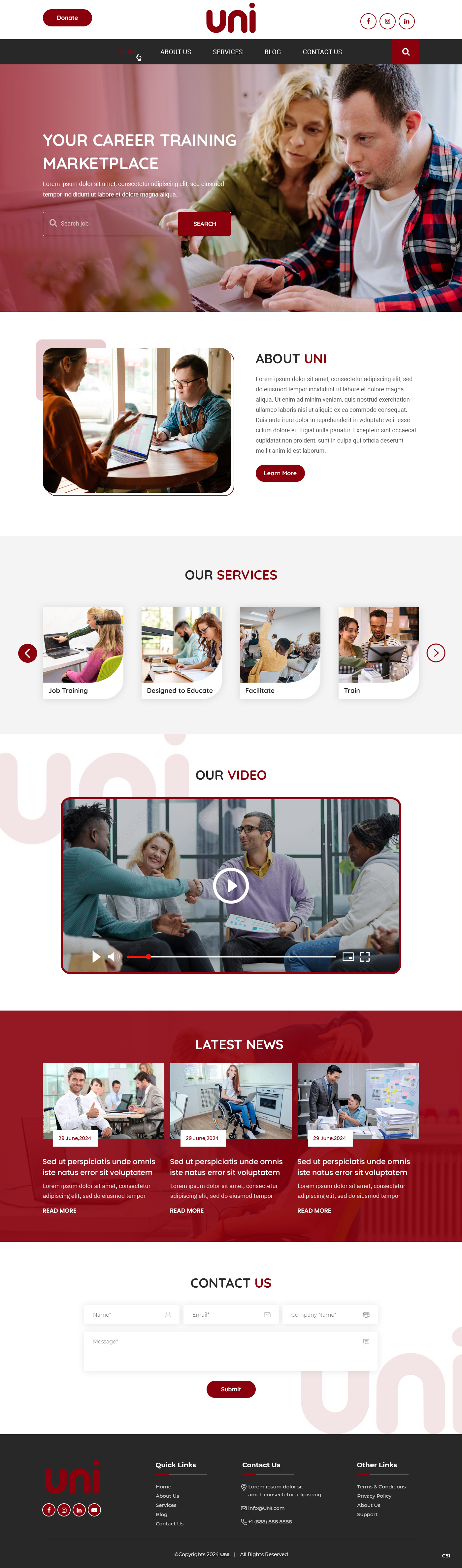 Web Design par pb pour ONEELEVEN | Design #33225027