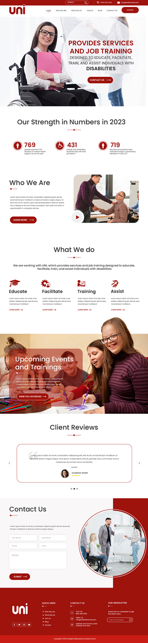 Web Design by Creations Box 2015 for ONEELEVEN | Design: #33256138