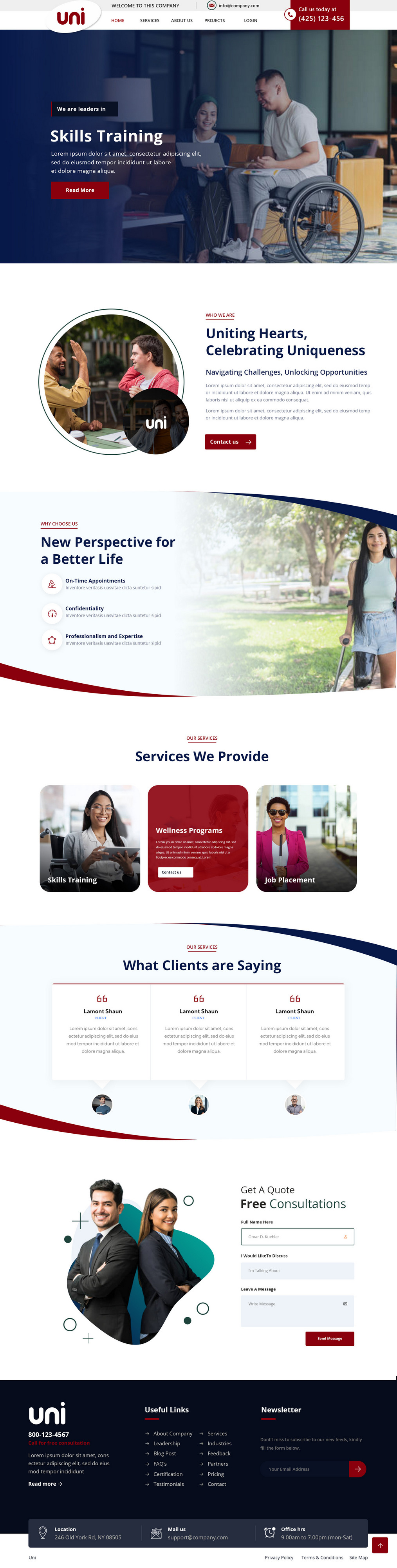 Web Design by Andrew Asiimwe for ONEELEVEN | Design #33236146