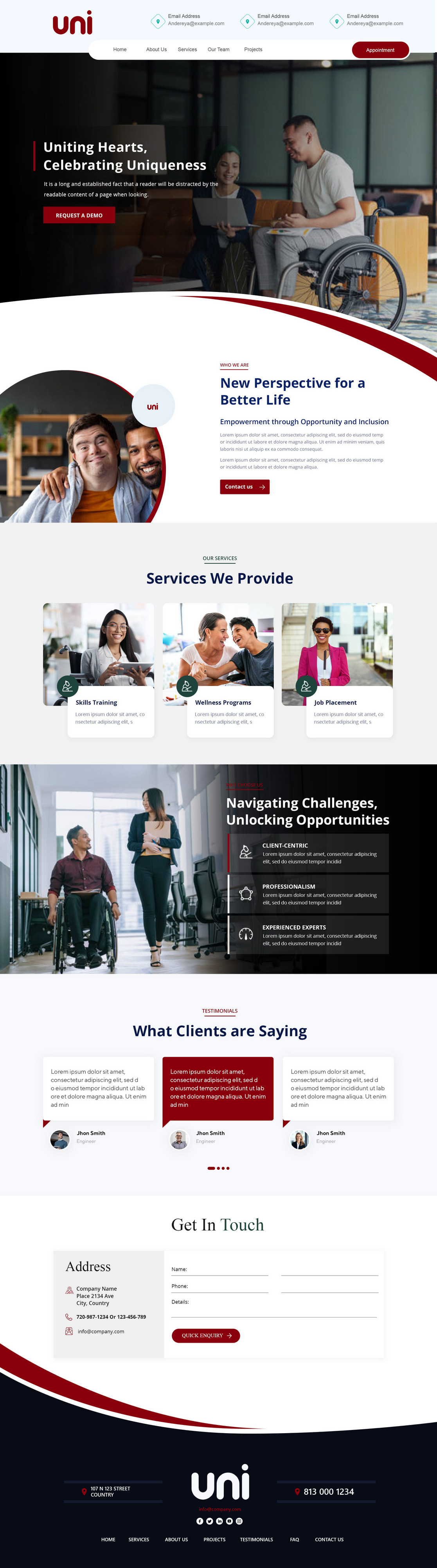 Web Design by Andrew Asiimwe for ONEELEVEN | Design #33236159