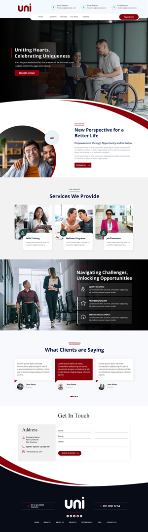 Web Design by Andrew Asiimwe for ONEELEVEN | Design: #33236159