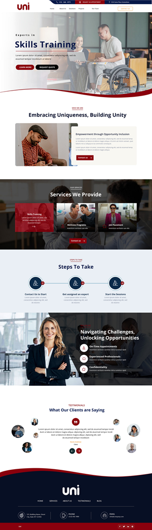 Web Design by Andrew Asiimwe for ONEELEVEN | Design: #33236169