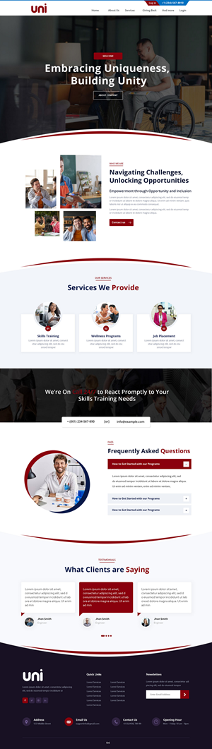 Web Design by Andrew Asiimwe for ONEELEVEN | Design: #33236177