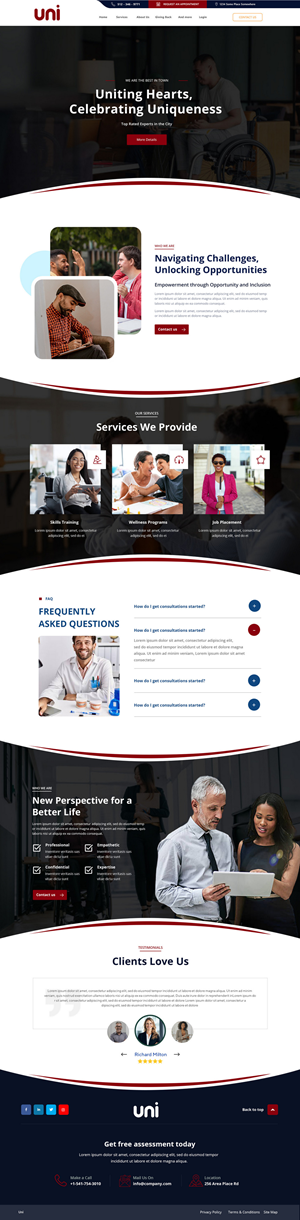 Web Design by Andrew Asiimwe for ONEELEVEN | Design: #33236180