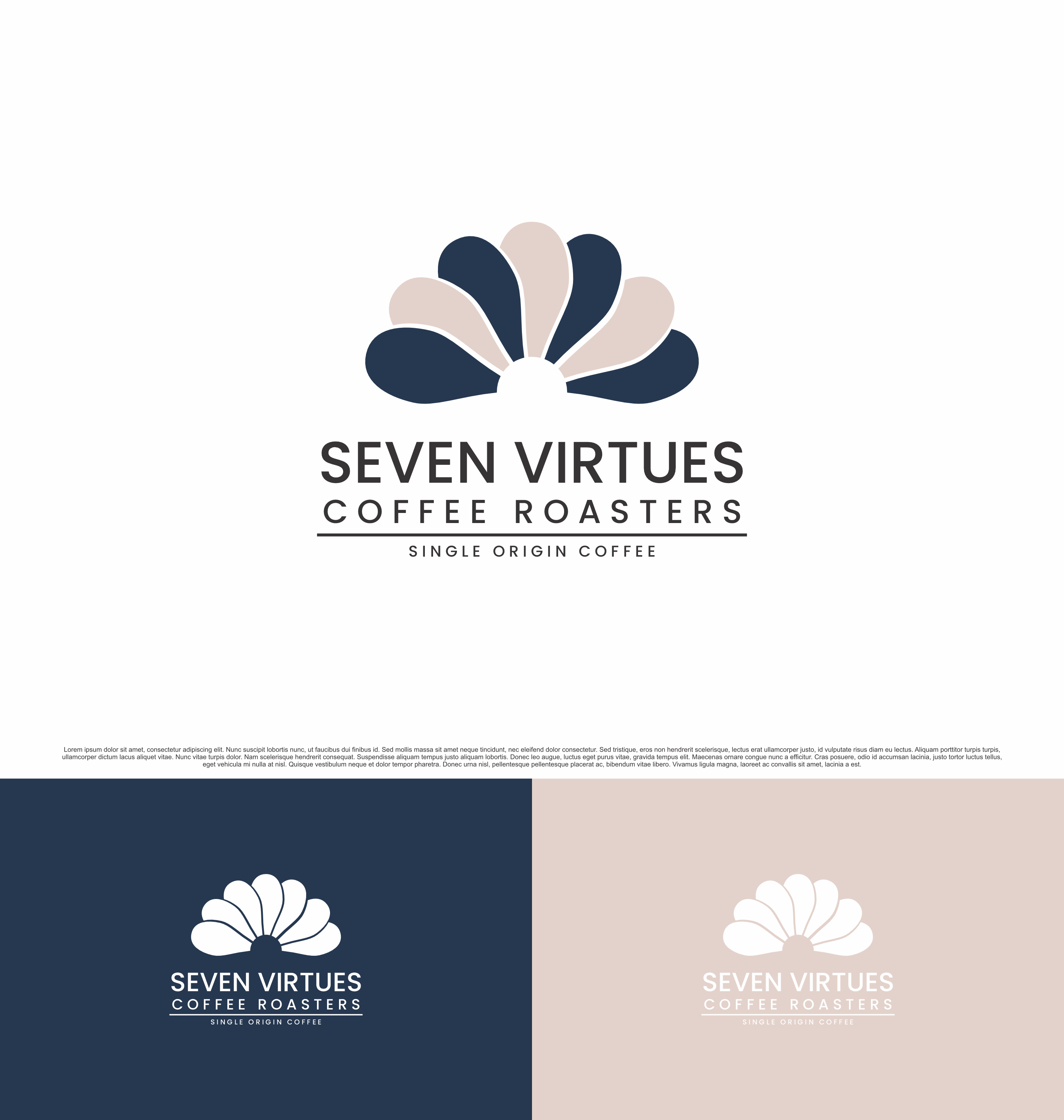 Diseño Con Ícono por saesean para Seven Virtues Coffee Roasters | Diseño #33223698