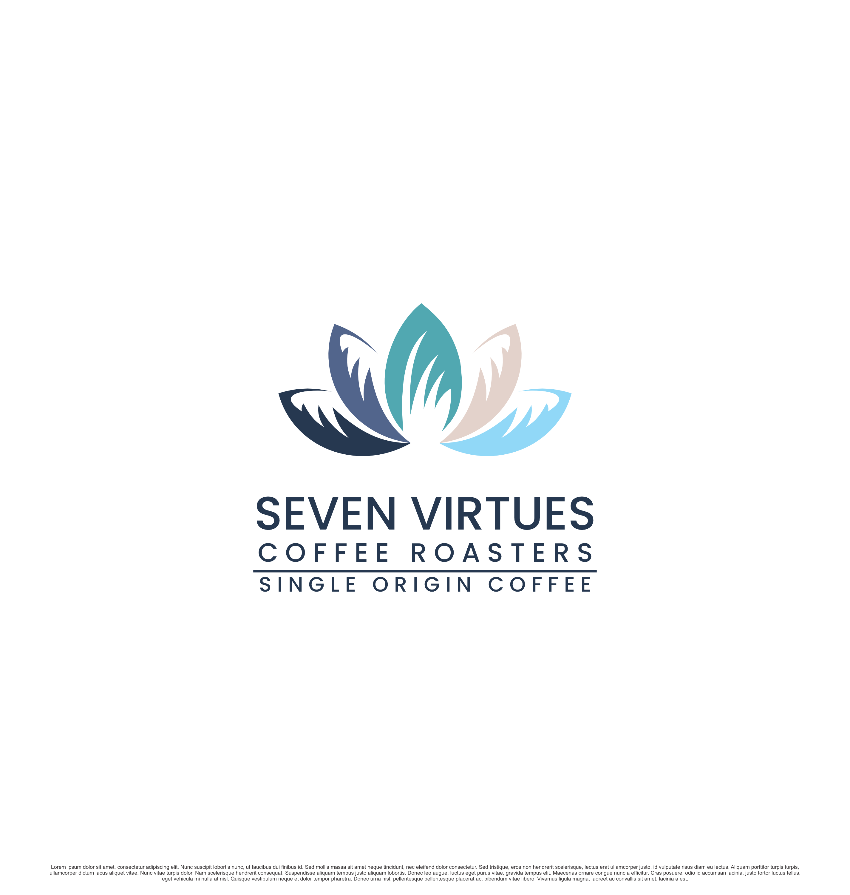 Diseño Con Ícono por saesean para Seven Virtues Coffee Roasters | Diseño #33226668