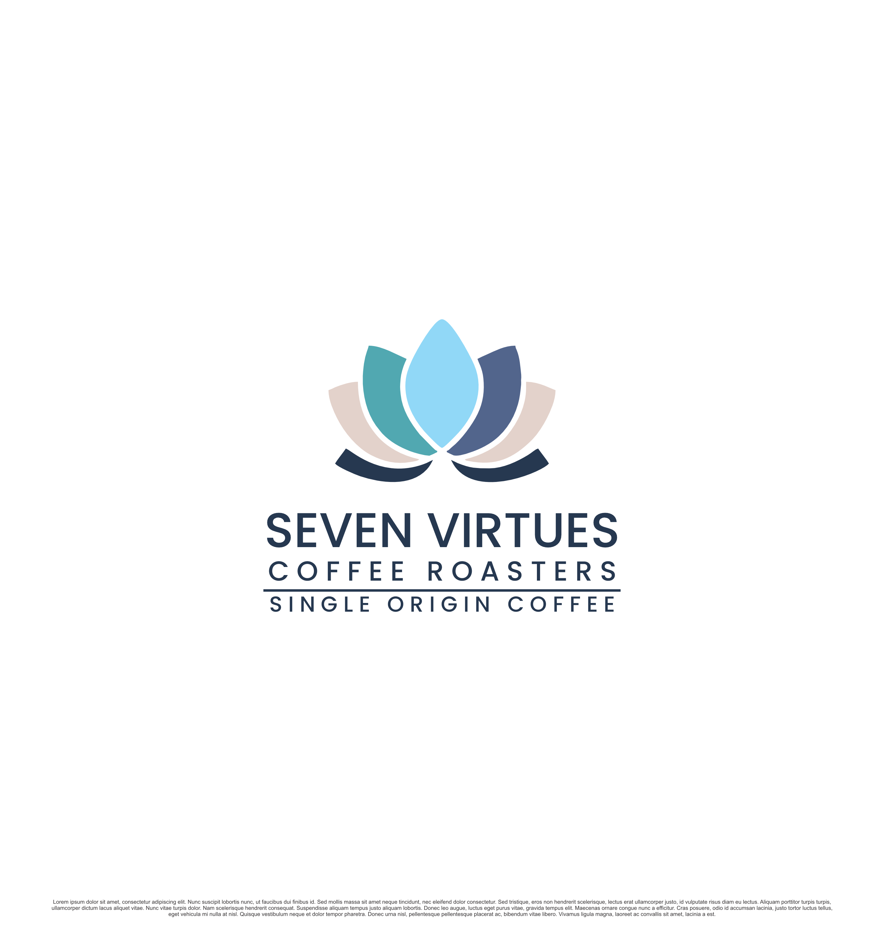 Diseño Con Ícono por saesean para Seven Virtues Coffee Roasters | Diseño #33226669