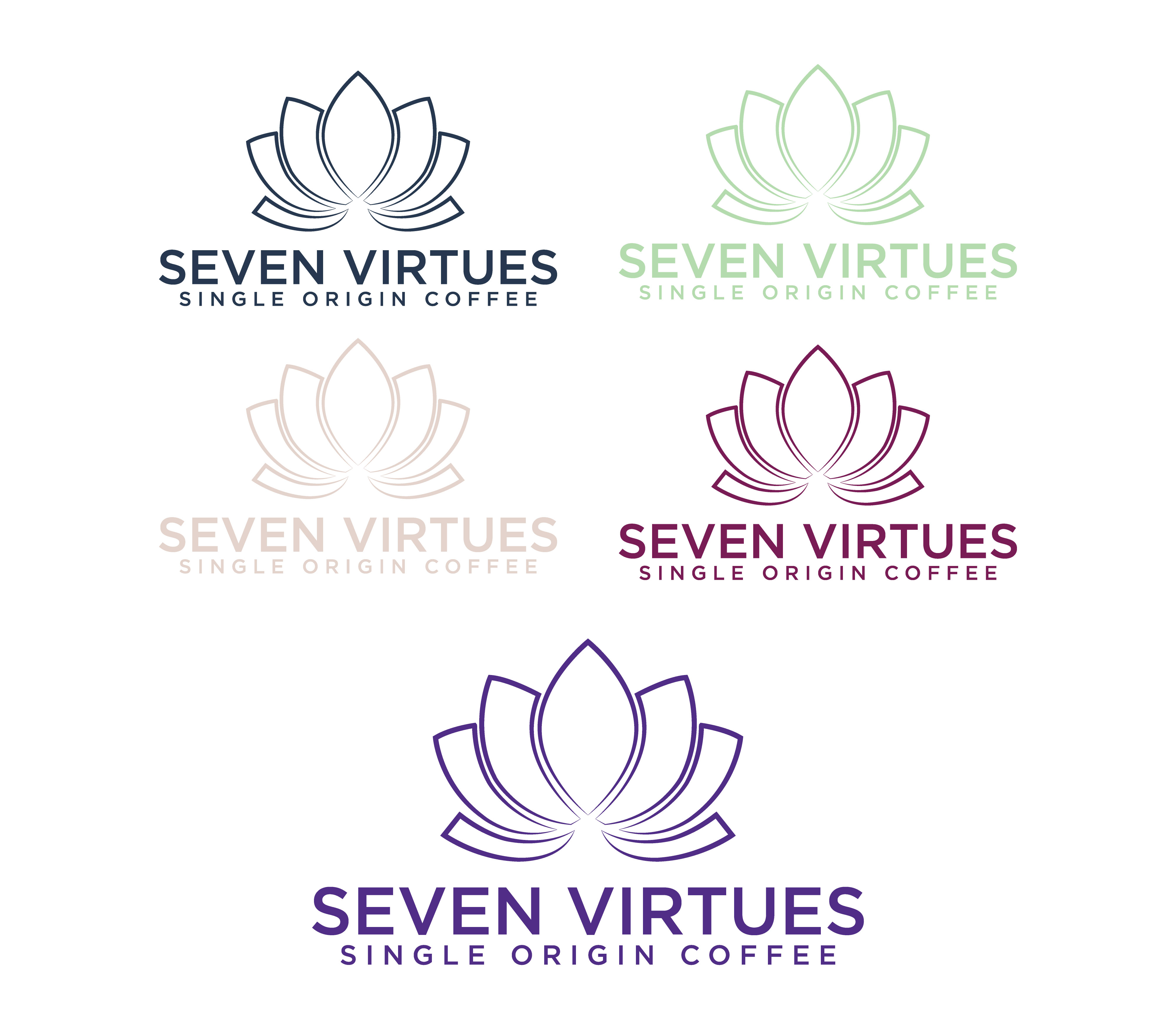 Diseño Con Ícono por Nova_Create para Seven Virtues Coffee Roasters | Diseño #33226444