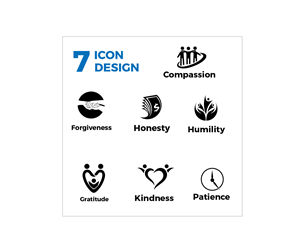 Icon-Design von Md Parvej für Seven Virtues Coffee Roasters | Design #33265628