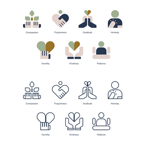 Icon Design by Lauren for Seven Virtues Coffee Roasters | Design: #33246417