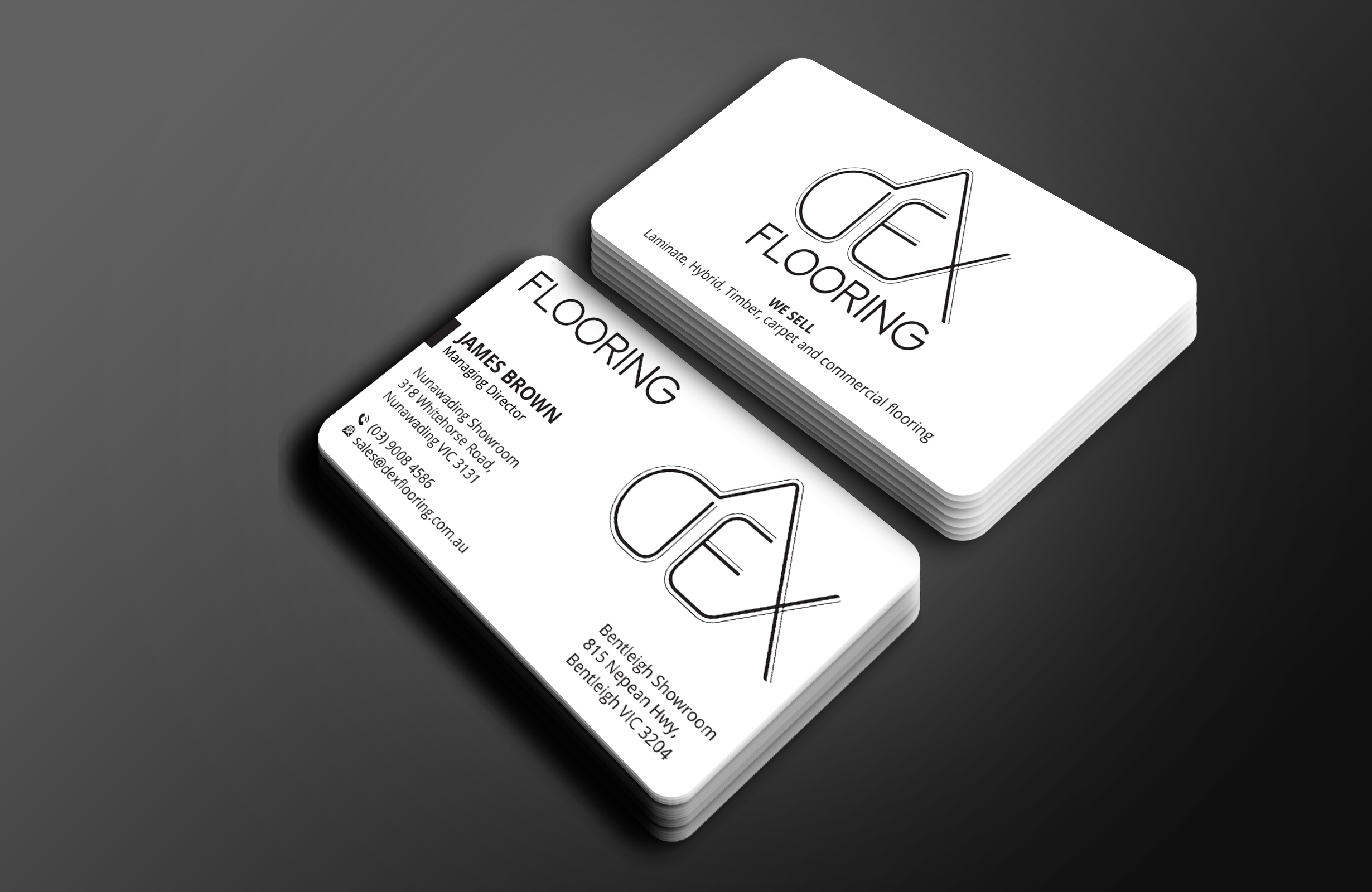 Visitenkarten-Design von Expert Bappy für Dex Flooring  | Design #33223884