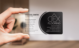 Design de Carte de Visite par Sun Moon Graphic Designer pour Dex Flooring  | Design : #33222496