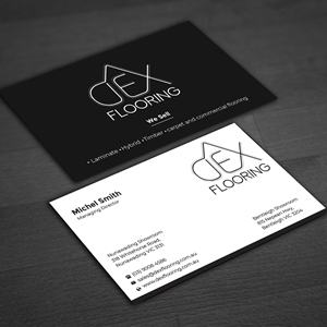 Business Card Design by Innovative Graphix for Dex Flooring  | Design: #33223312