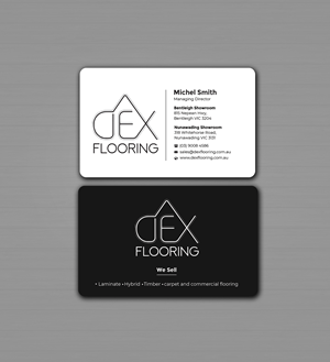 Business Card Design by Innovative Graphix for Dex Flooring  | Design: #33223427