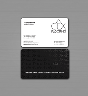 Business Card Design by Innovative Graphix for Dex Flooring  | Design: #33224160