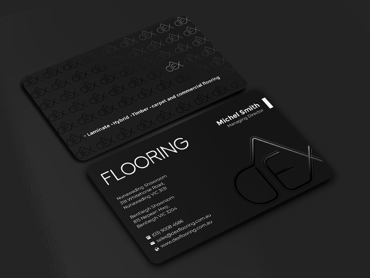 Design de Carte de Visite par Innovative Graphix pour Dex Flooring  | Design #33226896